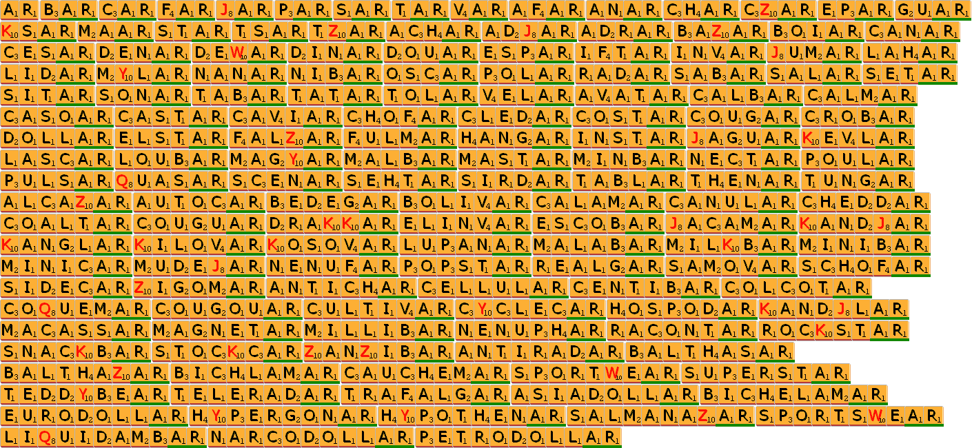 Liste des 155 mots se terminant par AR