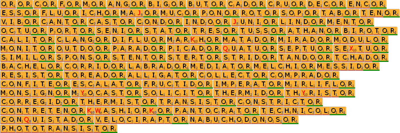 Liste Des 91 Mots Se Terminant Par Or